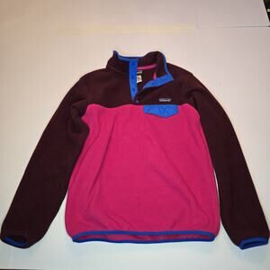 Patagonia Women's Size S Lightweight Synchilla® Snap-T® Fleece Pullover EUC